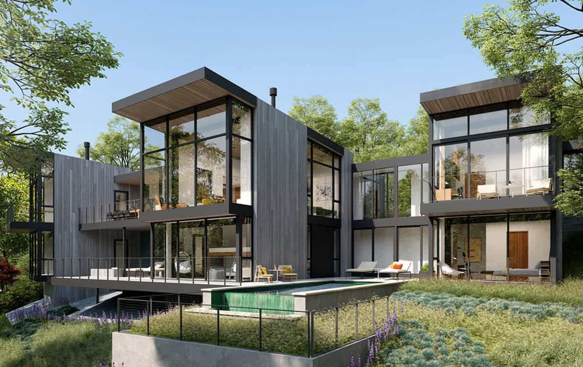 render of estate home f at montage residences healdsburg